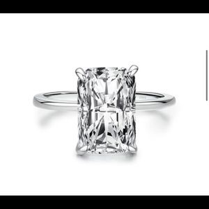 925 Sterling Silver Rectangle Dainty Band Ring